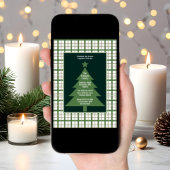 Weihnachts-Party Feiertage Einladung