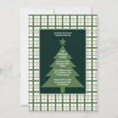 Weihnachts-Party Feiertage Einladung (Vorderseite)