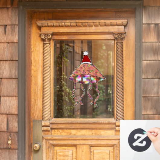 Weihnachts-Party Fensteraufkleber (Haustür)