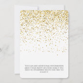 Weihnachts-Party Festlicher Cocktail Einladung (Rückseite)