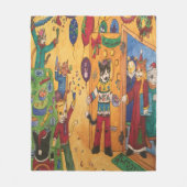 Weihnachts-Party Fleecedecke (Vorderseite)