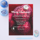 Weihnachts-Party Flyer Einladung (Einzeln)