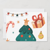 Weihnachts-Party-Foto Einladung (Rückseite)