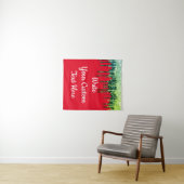 Weihnachts Party Foto Stand Hintergrund Holiday Dr Wandteppich (Beispiel (Horizontal))