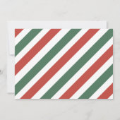 Weihnachts-Party-Foto Vielen Dank Einladung (Rückseite)