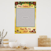 Weihnachts-Party-Frame-Prop für Foto-Stand Poster (Küche)