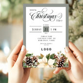 Weihnachts-Party für Firmenlogos Einladung