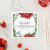 Weihnachts-Party für Unternehmen Moderne Feiertage Serviette (Beispiel)