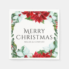 Weihnachts-Party für Unternehmen Moderne Feiertage Serviette