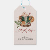 Weihnachts-Party Geschenkanhänger (Vorderseite)