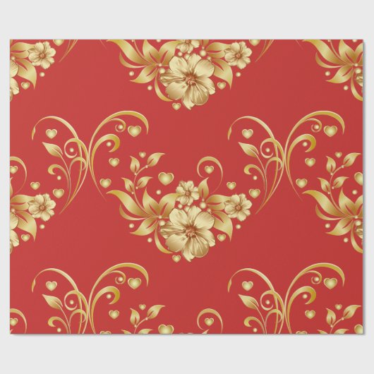 Weihnachts-Party Geschenkpapier (Flach)