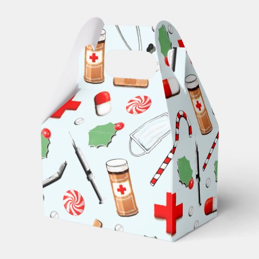 Weihnachts-Party Geschenkschachtel (Rückseite)