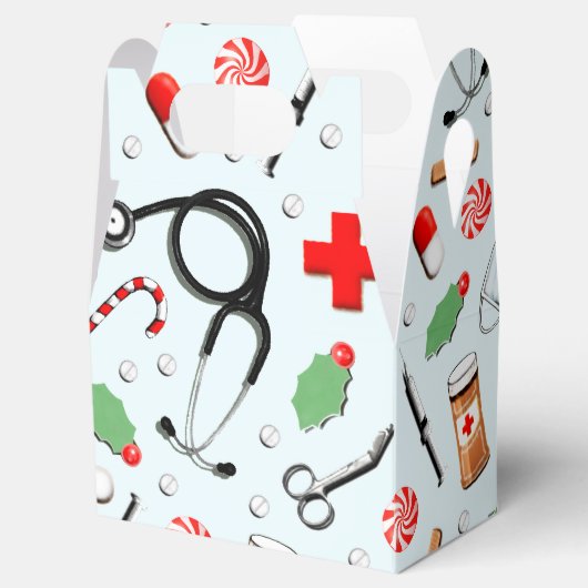 Weihnachts-Party Geschenkschachtel (Geöffnet)