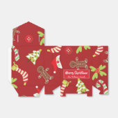 Weihnachts-Party Geschenkschachtel (Ungefaltet)