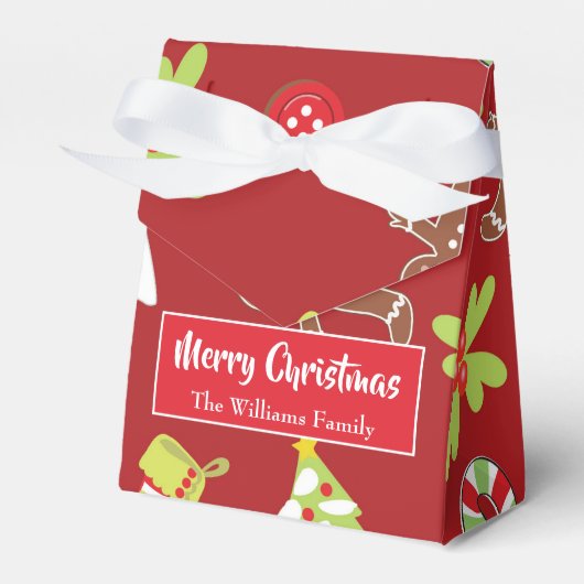 Weihnachts-Party Geschenkschachtel (Vorderseite)