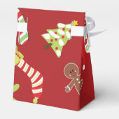 Weihnachts-Party Geschenkschachtel (Rückseite)