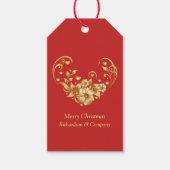 Weihnachts-Party-Geschenktasten Geschenkanhänger (Vorderseite)