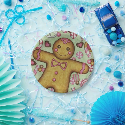 Weihnachts-Party Gingerbread Boy Paper Teller (Party)