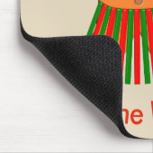 Weihnachts-Party Gingerbread Frau Mousepad (Ecke)