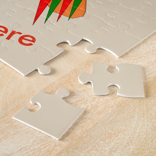 Weihnachts-Party Gingerbread Mann Custom Puzzle (Seite)