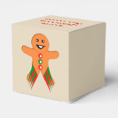 Weihnachts-Party Gingerbrei Man Custom Gevor Box Geschenkschachtel (Rückseite)