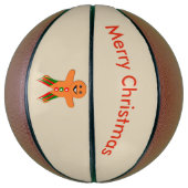 Weihnachts-Party Gingerbrei Mann Basketballs (Vertikal)