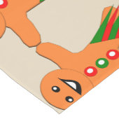 Weihnachts-Party Gingerbrot Mann Tischläufer (Ecke)
