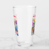 Weihnachts-Party Gnome Glass Glas (Rechts)