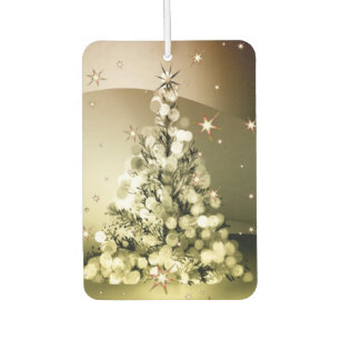 Weihnachts-Party Golden Tree Shiny Sparkle Autolufterfrischer