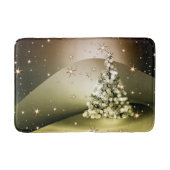 Weihnachts-Party Golden Tree Shiny Sparkle Badematte (Vorderseite)