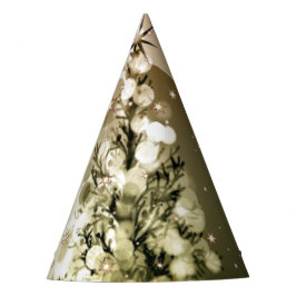 Weihnachts-Party Golden Tree Shiny Sparkle Partyhütchen