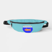 Weihnachts-Party Goldfish Bauchtasche (Vorderseite)