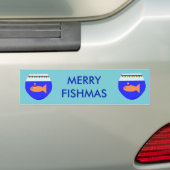 Weihnachts-Party Goldfish Custom Autoaufkleber (Auf Auto)