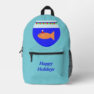 Weihnachts-Party Goldfish Custom Bedruckter Rucksack