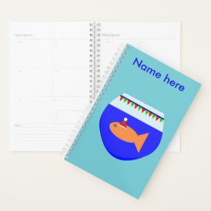 Weihnachts-Party Goldfish Custom Planer