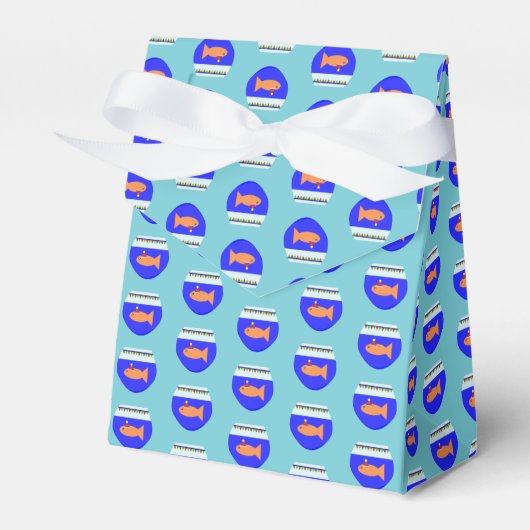 Weihnachts-Party Goldfish Gefälligkeitsbox Geschenkschachtel (Vorderseite)