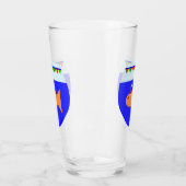 Weihnachts-Party Goldfish Glas (Links)