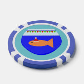 Weihnachts-Party Goldfish Pokerchips (Einzeln)