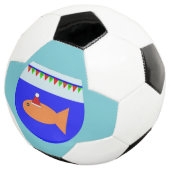 Weihnachts-Party Goldfish Soccer Ball (Dreiviertel)