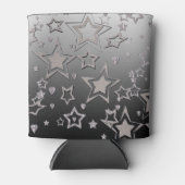 Weihnachts Party Gradienten Glitzer Glanz Konfetti Dosenkühler (Vorderseite)