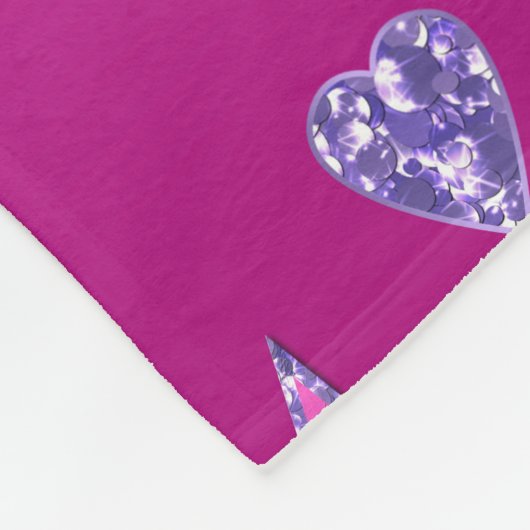 Weihnachts Party Gradienten Glitzer Glanz Konfetti Fleecedecke (Ecke)