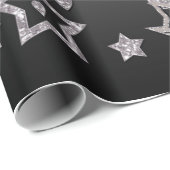 Weihnachts Party Gradienten Glitzer Glanz Konfetti Geschenkpapier (Rolleneckpunkt)