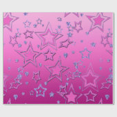 Weihnachts Party Gradienten Glitzer Glanz Konfetti Geschenkpapier (Flach)