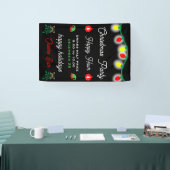 Weihnachts-Party Happy Hour Werbeaktion Banner (Messe)