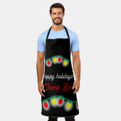 Weihnachts-Party Happy Hour Werbeaktion Schürze (Getragen)