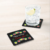 Weihnachts-Party Happy Hour Werbeaktion Untersetzer (Vor Ort)