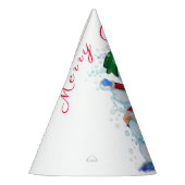 Weihnachts Party Hat Snowman und Girl Dance Partyhütchen (Links)