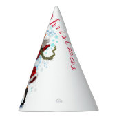 Weihnachts Party Hat Snowman und Girl Dance Partyhütchen (Rechts)