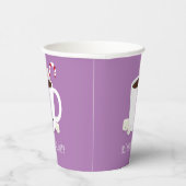 Weihnachts-Party Heiße Schokolade Lavender Heiße K Pappbecher (Rechts)