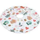 Weihnachts Party Holidays Kinderdusche Geburtstag Polyester Weihnachtsbaumdecke (Schrägansicht)